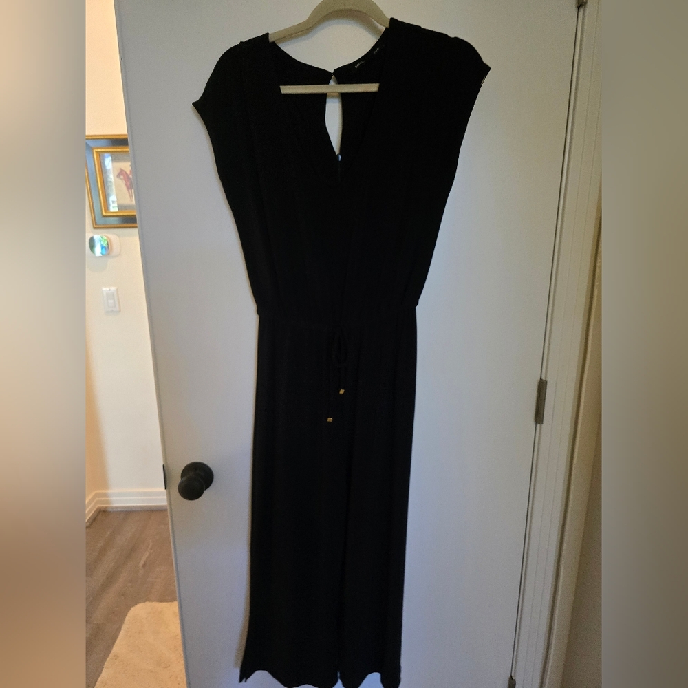 Boston Proper Elegant Black Maxi Dress